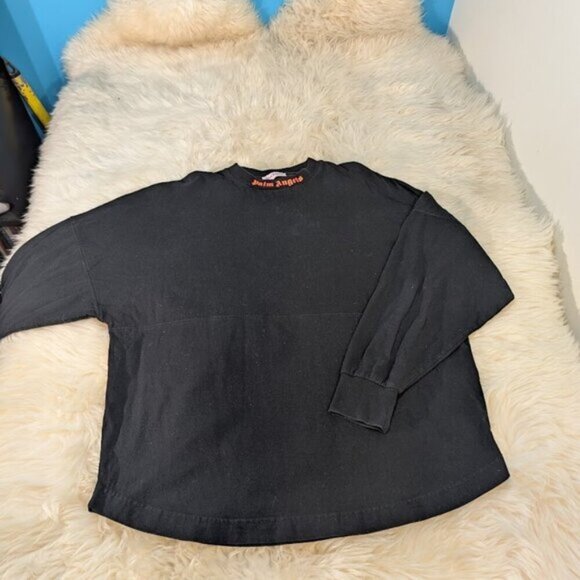Palm Angels Black and Orange Long Sleeve T Shirt - Picture 3 of 9